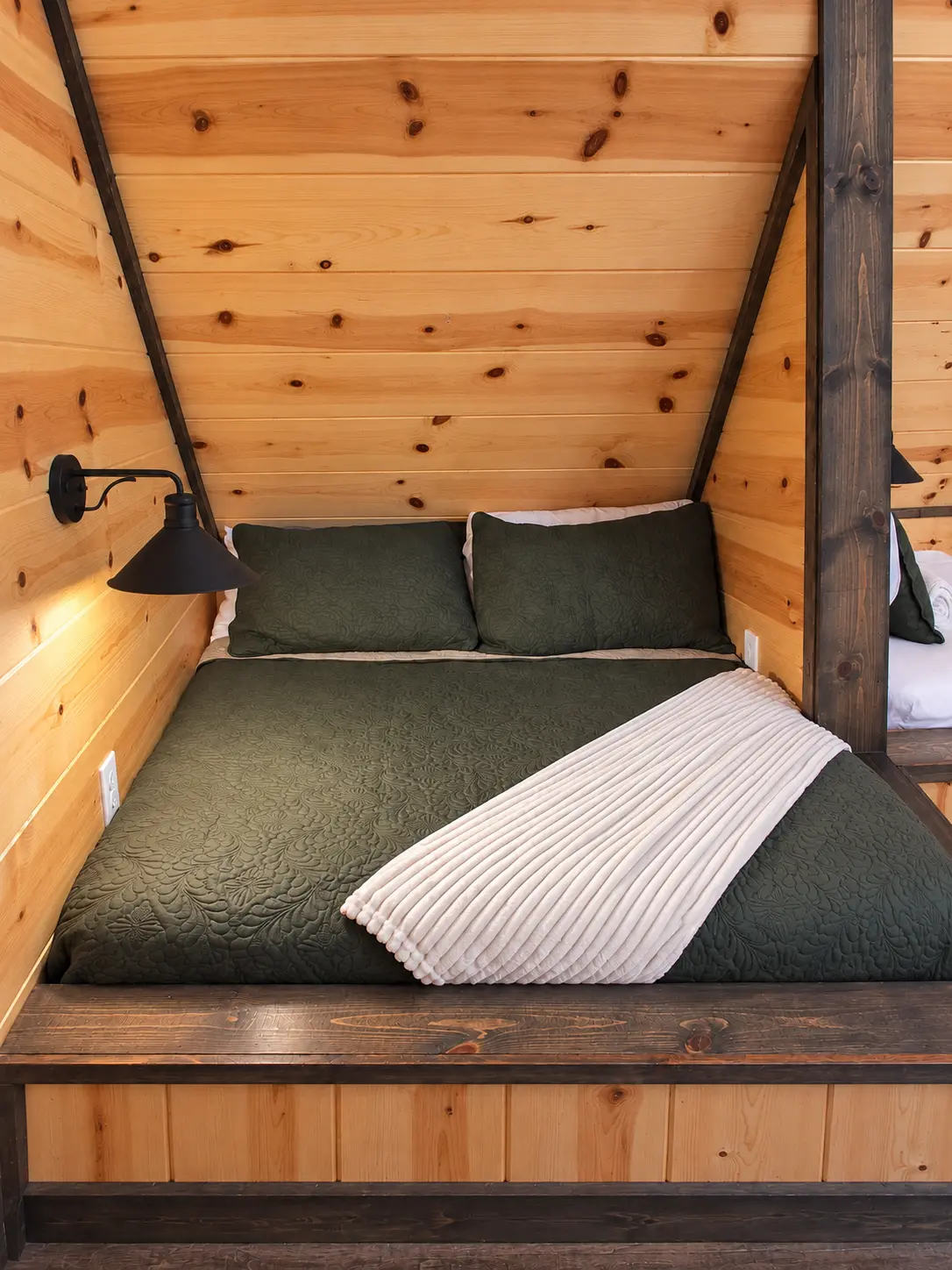 Loft sleeping nook at The Rustic Reserve